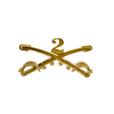 Style: 1040 2nd Cavalry Sabers Hat Pin